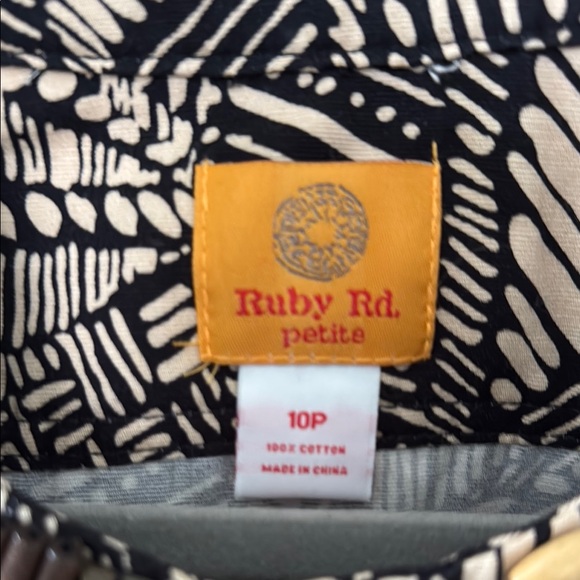 Ruby Rd. Black and Cream Jacket - Picture 2 of 10